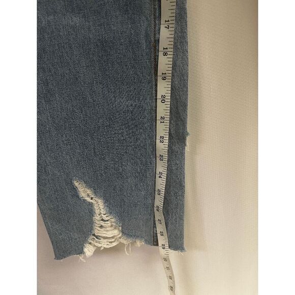 BDG Urban Outfitters Cowboy Jeans Distressed Raw Hem Size 27 - Picture 4 of 12